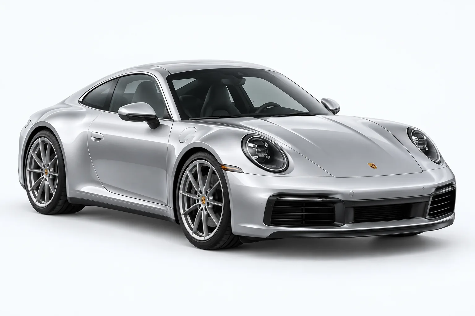Glossy silver sports coupe with XPEL Ultimate Plus finish